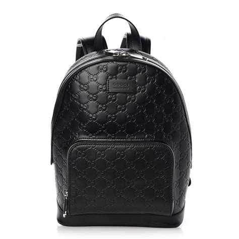 gucci black small backpack